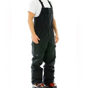 The north face men’s hyvent snow pants bibs size medium